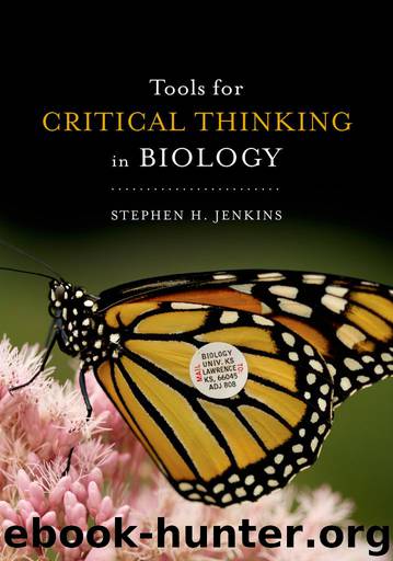 Tools for Critical Thinking in Biology by Jenkins Stephen H.;