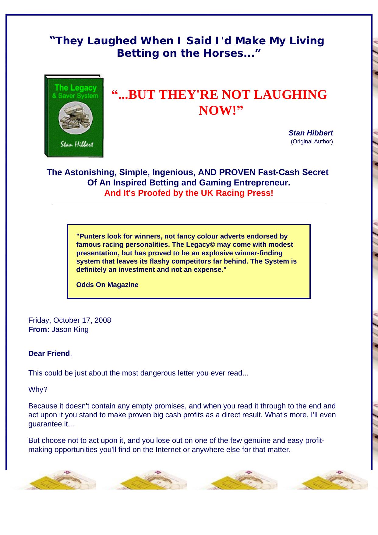 Top Betting Strategies That Do Win.. by Best of Kuszter's Collection