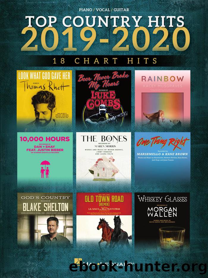 Top Country Hits of 2019-2020 Songbook by Hal Leonard Corp