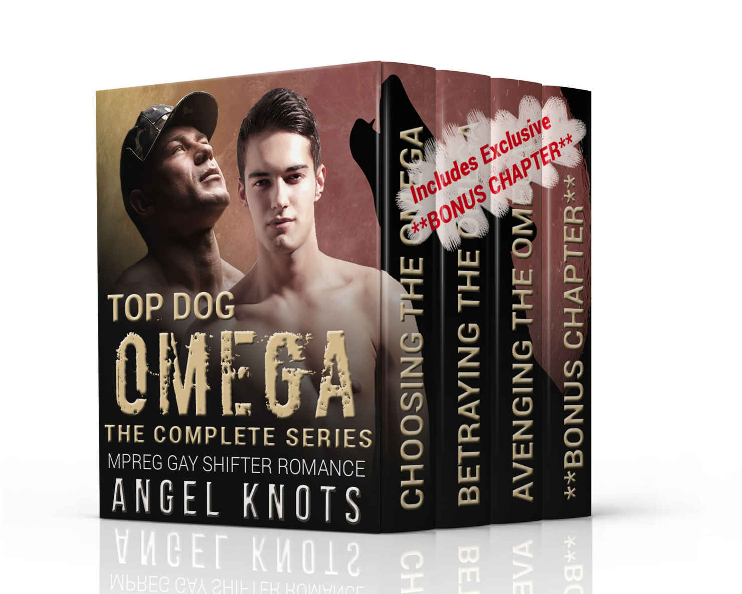 Top Dog MPREG Complete Series: M/M Gay Paranormal Shifter Romance by Knots Angel