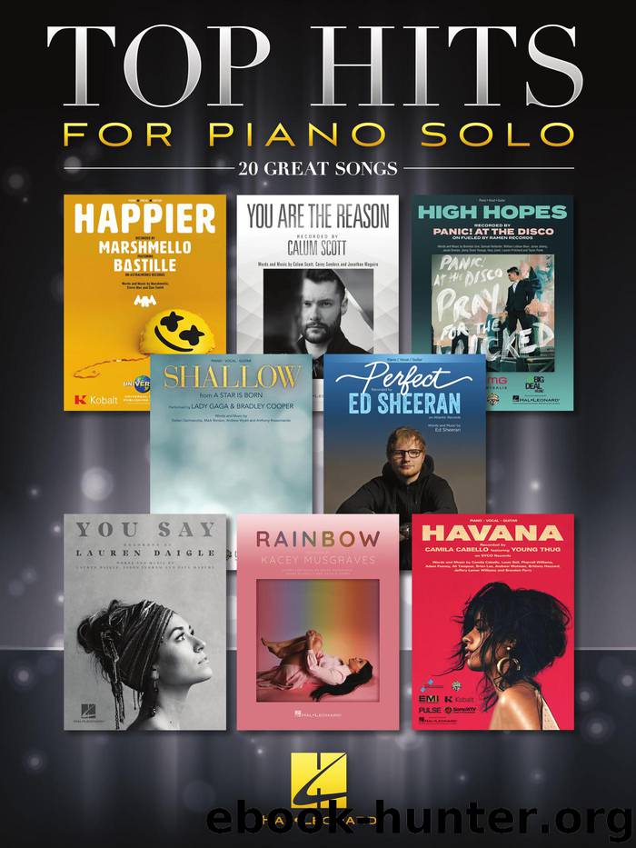 Top Hits for Piano Solo by Hal Leonard Corp