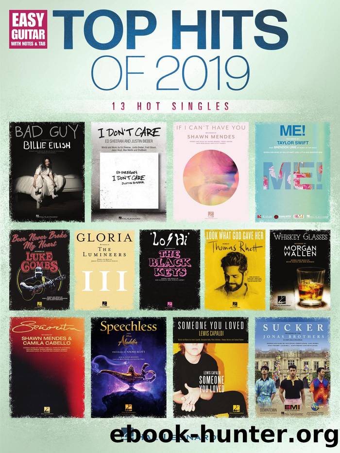 Top Hits of 2019 Easy Guitar Songbook by Hal Leonard Corp