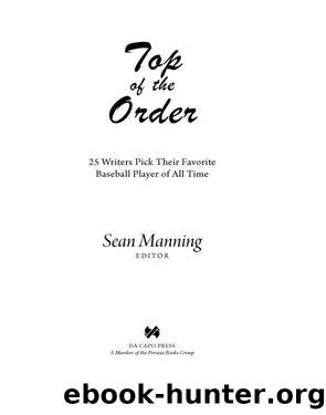 Top of the Order by Sean Manning