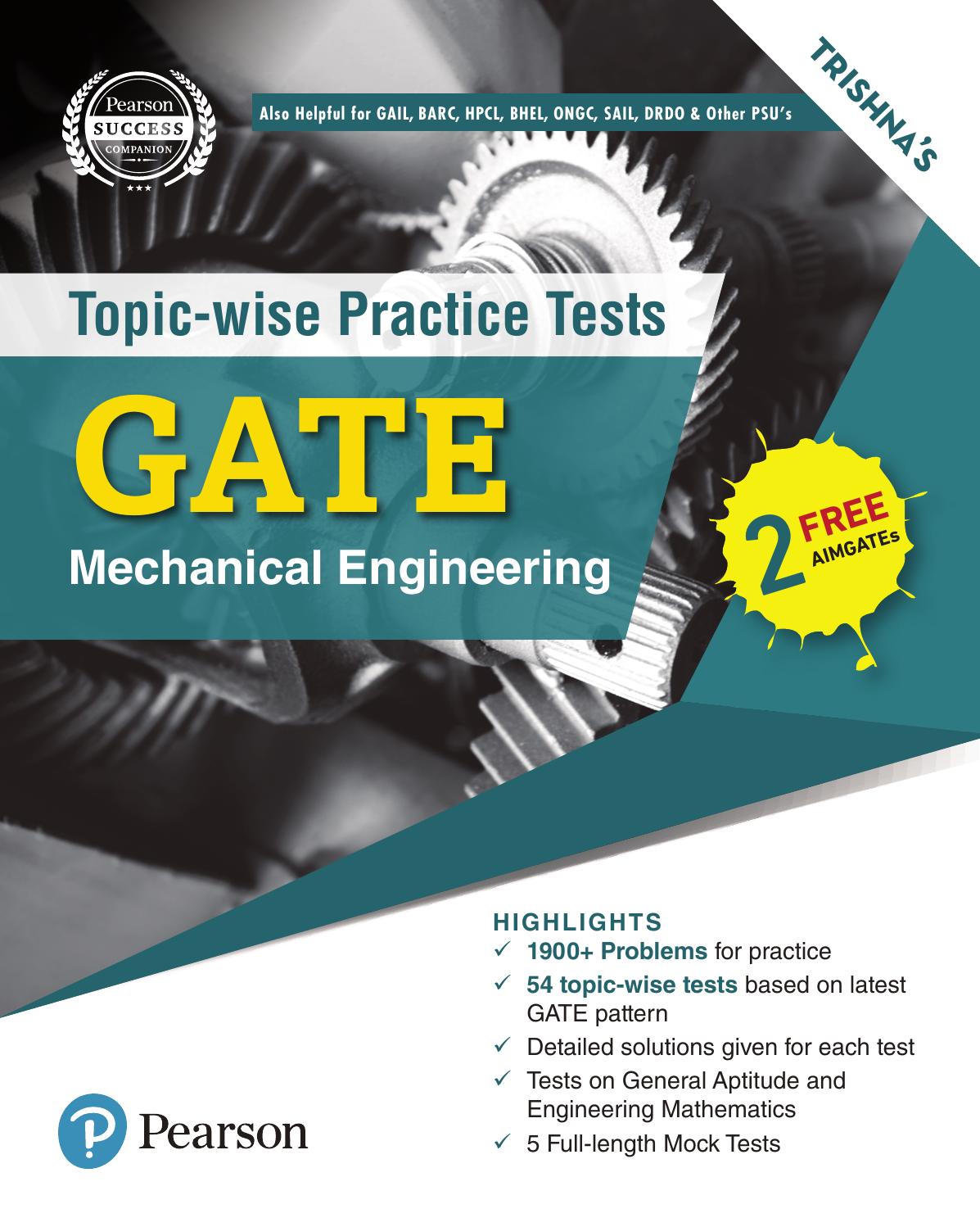 Topic Wise Tests Gate Mechanical Engineering by Unknow