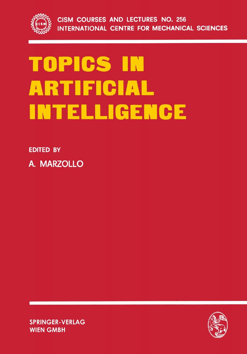 Topics in Artificial Intelligence by A. Marzollo (eds.)