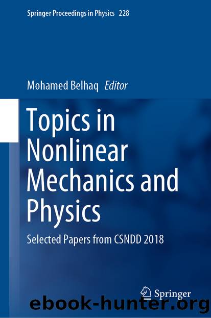 Topics in Nonlinear Mechanics and Physics by Unknown