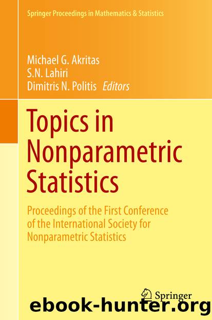 Topics in Nonparametric Statistics by Michael G. Akritas S. N. Lahiri & Dimitris N. Politis