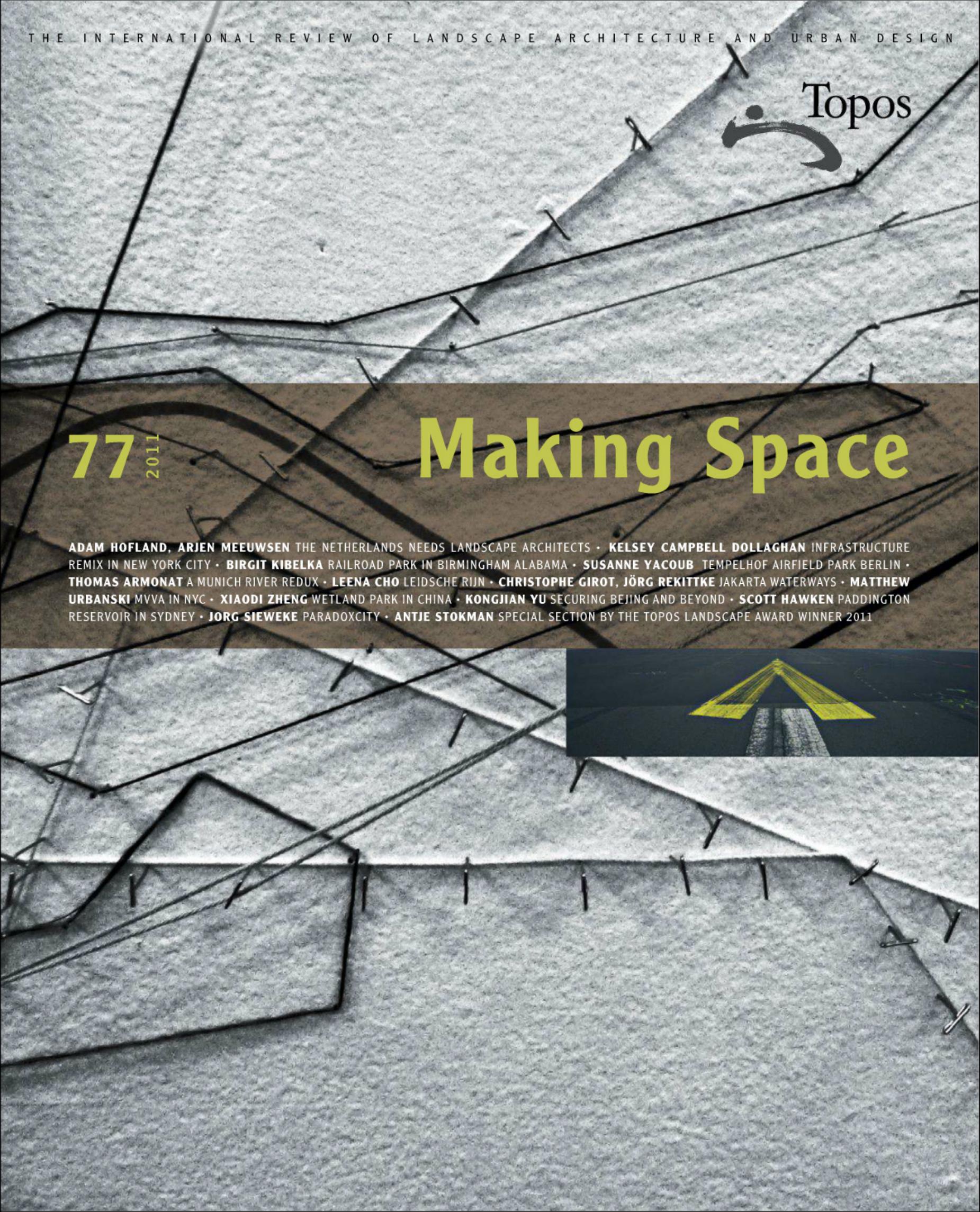 Topos Magazine No.77 - Making Space by Unknow