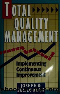 Total quality management by Joseph Berk