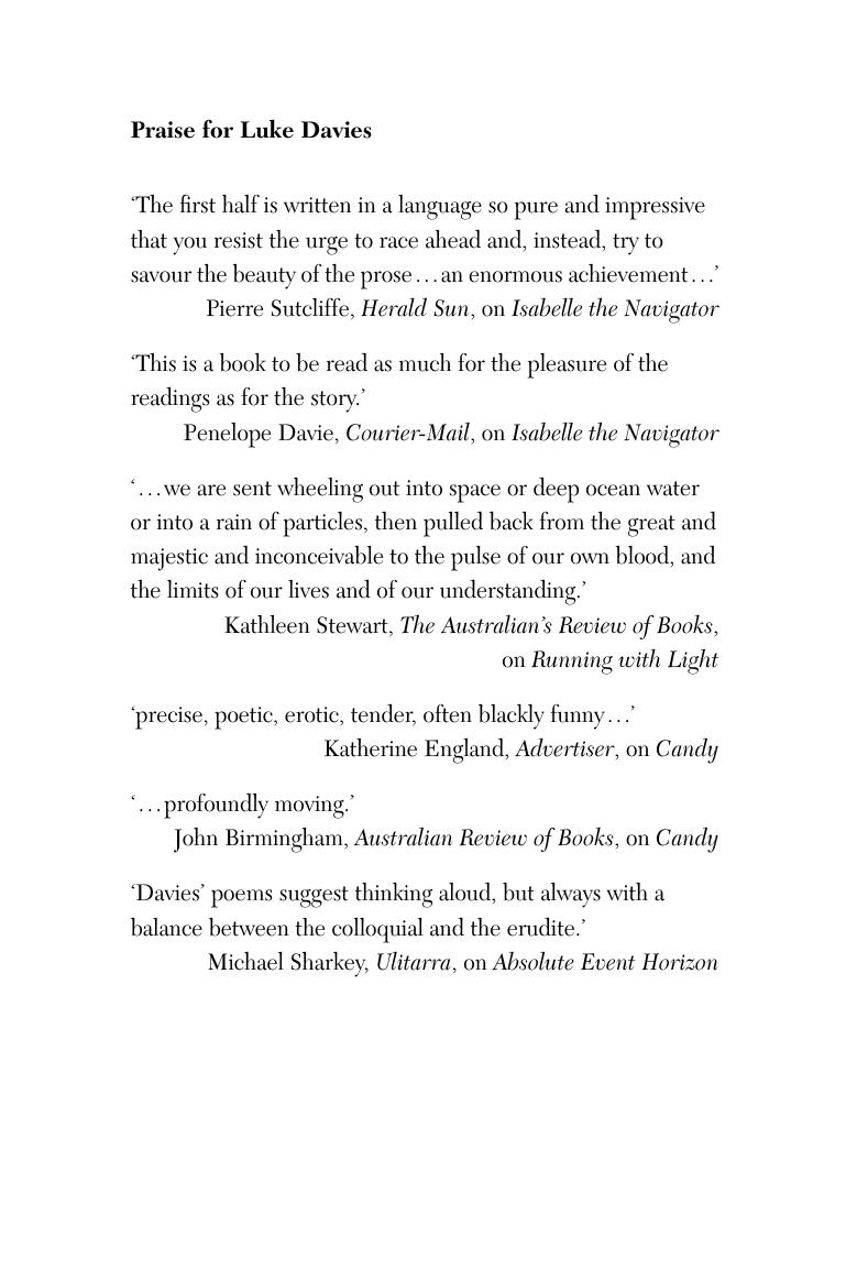 Totem: Totem Poem Plus 40 Love Poems by Luke Davies