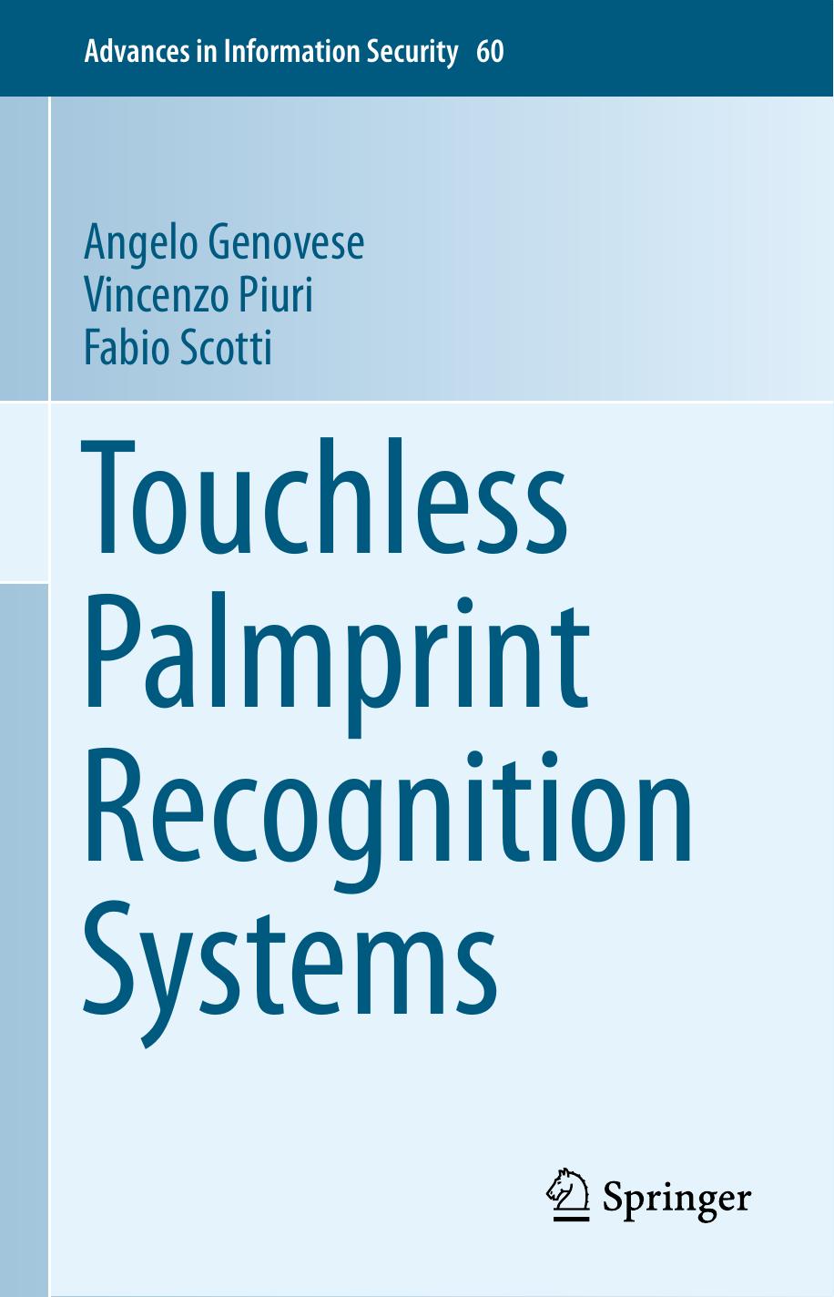 Touchless Palmprint Recognition Systems by Unknow