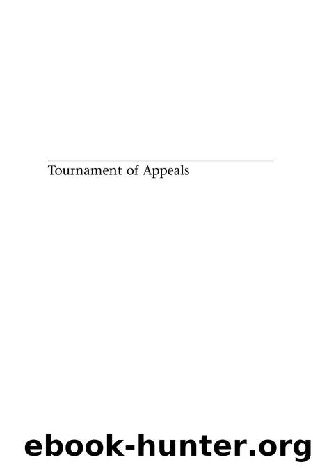 Tournament of Appeals : Granting Judicial Review in Canada by Roy B. Flemming