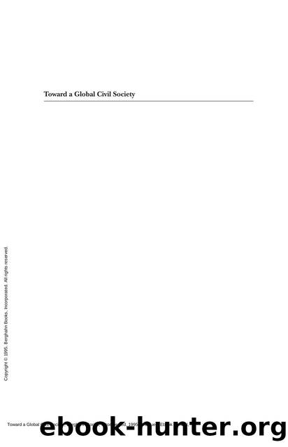 Toward a Global Civil Society by Michael Walzer