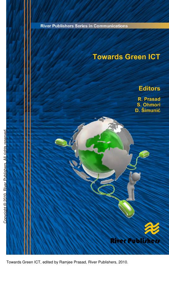 Towards Green ICT by Ramjee Prasad