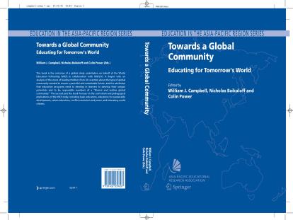 Towards a Global Community: Educating for Tomorrow's World (Education in the Asia-Pacific Region: Issues, Concerns and Prospects) by Jack Campbell Nick Baikaloff Colin Power