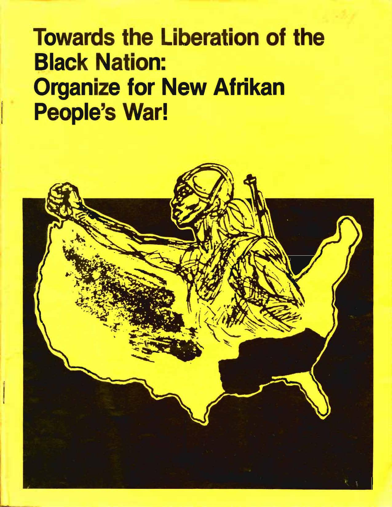 Towards the Liberation of the Black Nation: Organize for New Afrikan People's War! by anonymous New Afrikans; Ahmed Obafemi; Chester Pierce