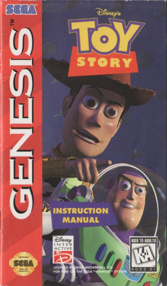Toy Story Disney's Toy Story (U) v2 by Unknown