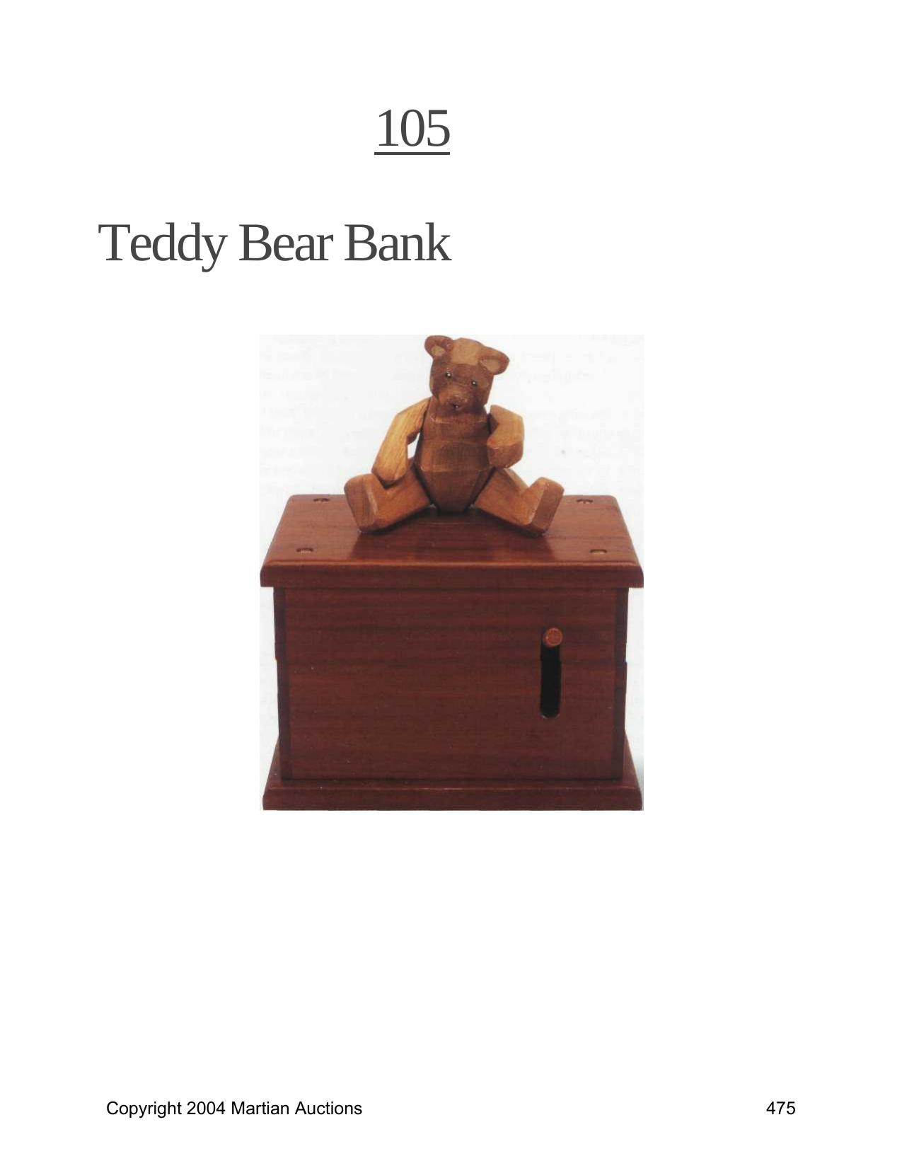 Toy by Teddy Bear Bank