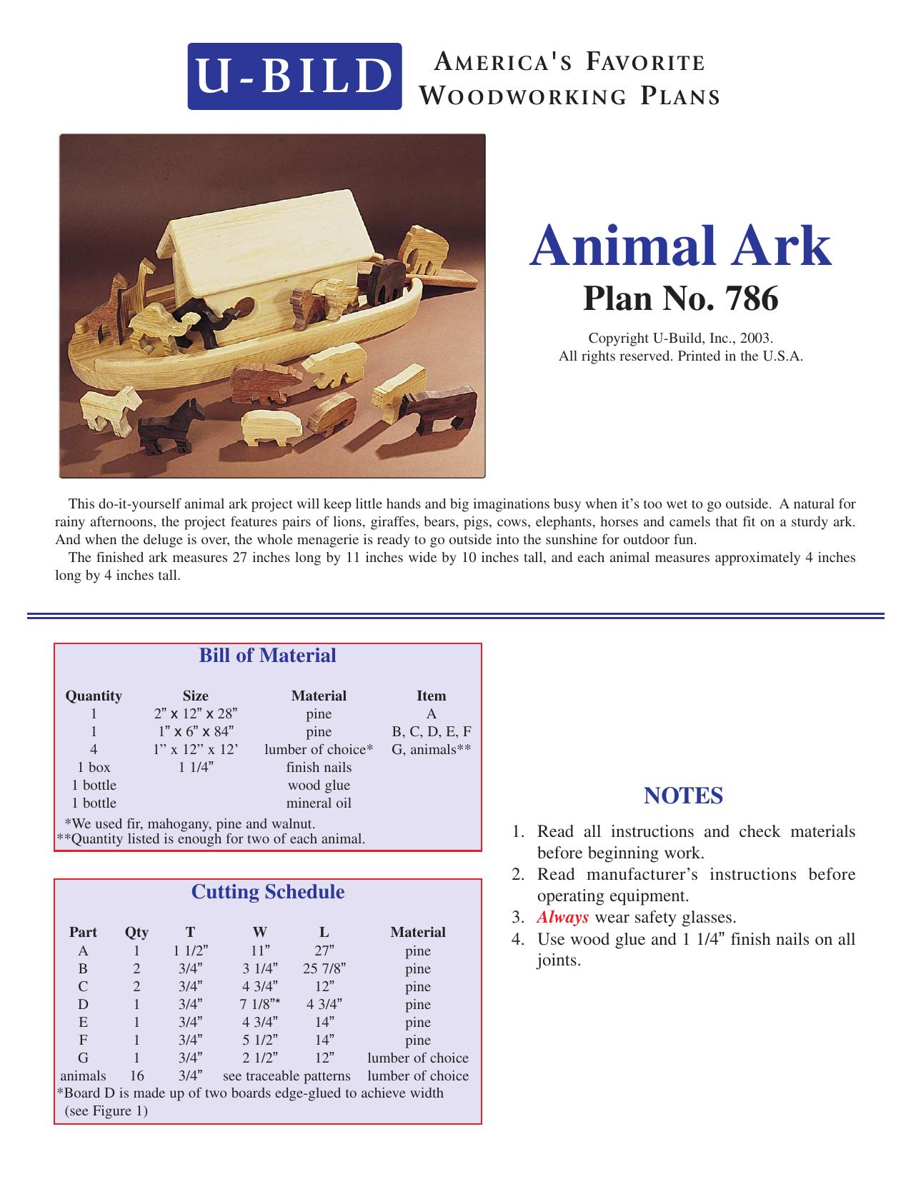 Toy by noah's ark & animals