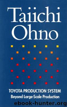 Toyota Production System: Beyond Large-Scale Production by Taiichi Ohno & Norman Bodek