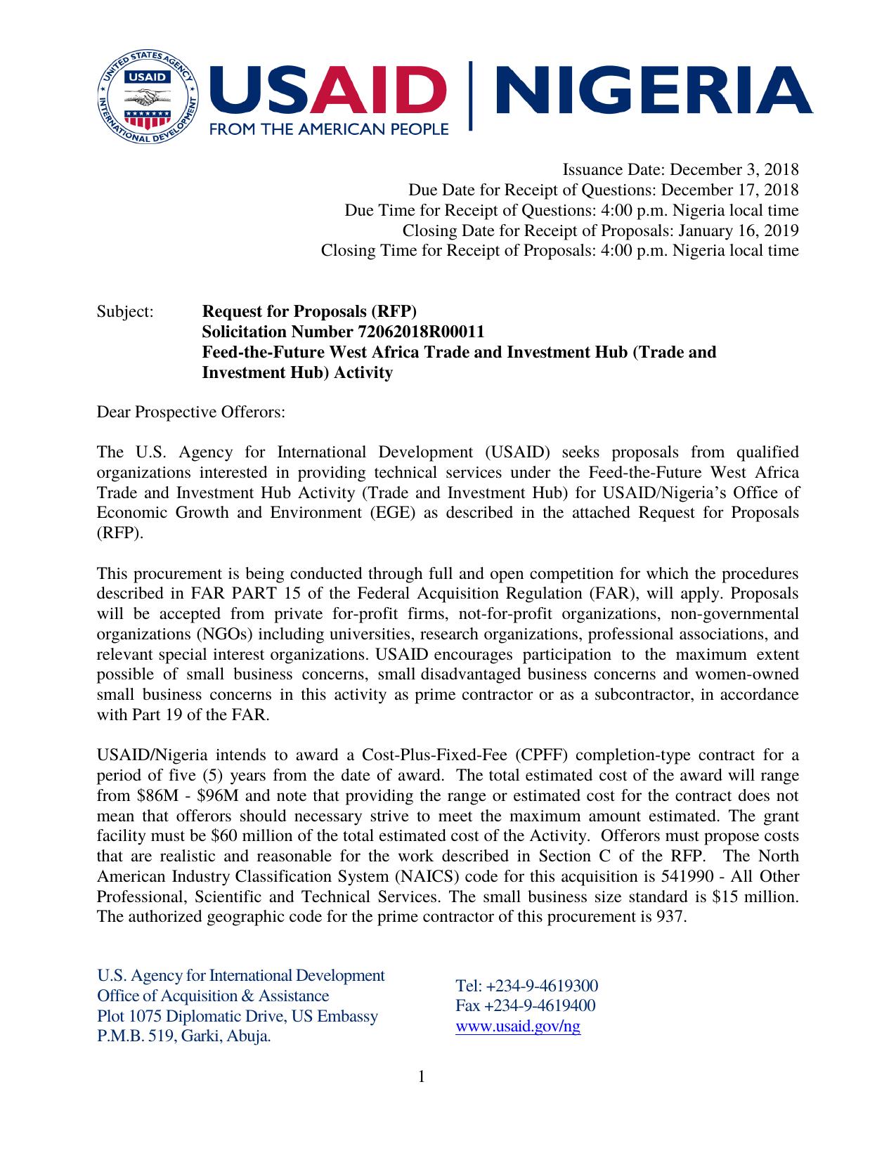 Trade and Investment Sol 72062018R00011 by Sulaiman Faruk (Nigeria/OAA)