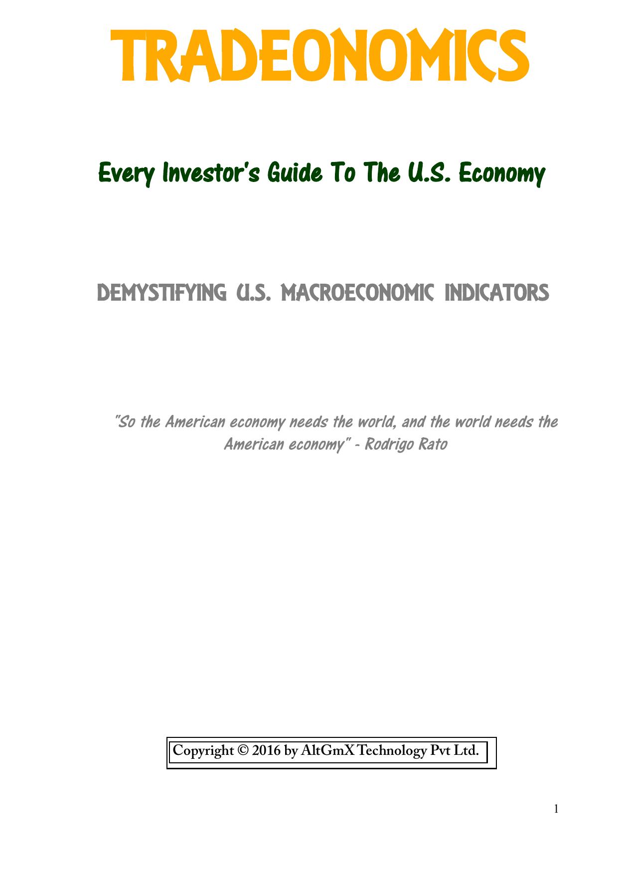 Tradeonomics - Four Steps to Trading Fundamental Analysis [Repost] by MIkesh Shah