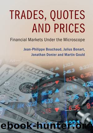 Trades, Quotes and Prices: Financial Markets Under the Microscope by Jean-Philippe Bouchaud Julius Bonart Jonathan Donier and Martin Gould