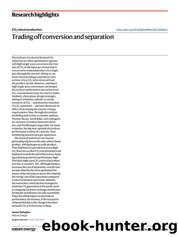 Trading off conversion and separation by James Gallagher