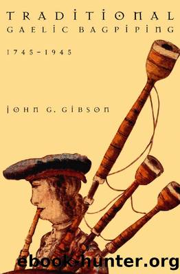 Traditional Gaelic Bagpiping, 1745-1945 by John G. Gibson
