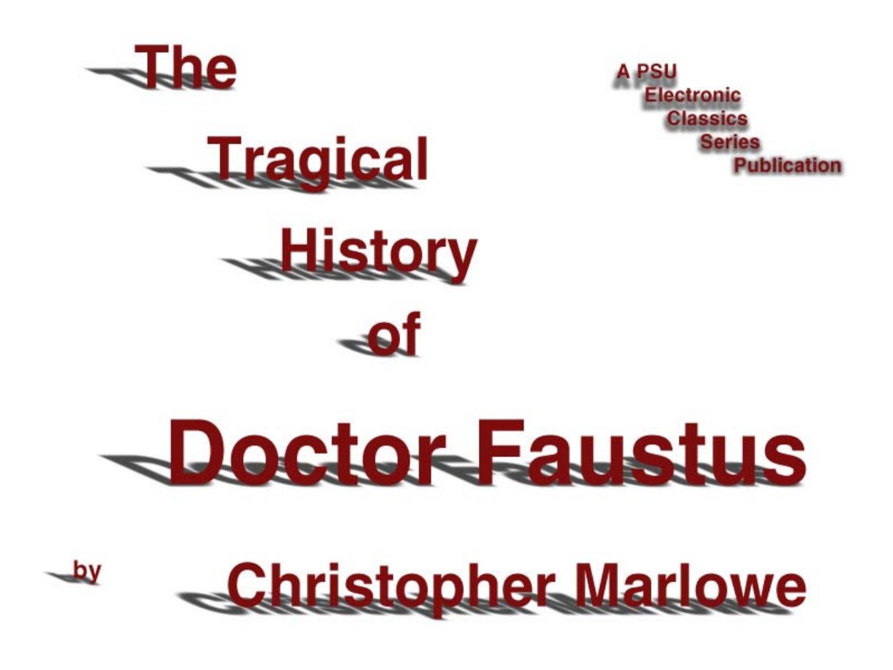Tragical History Of Doctor Faustus by Christopher Marlowe