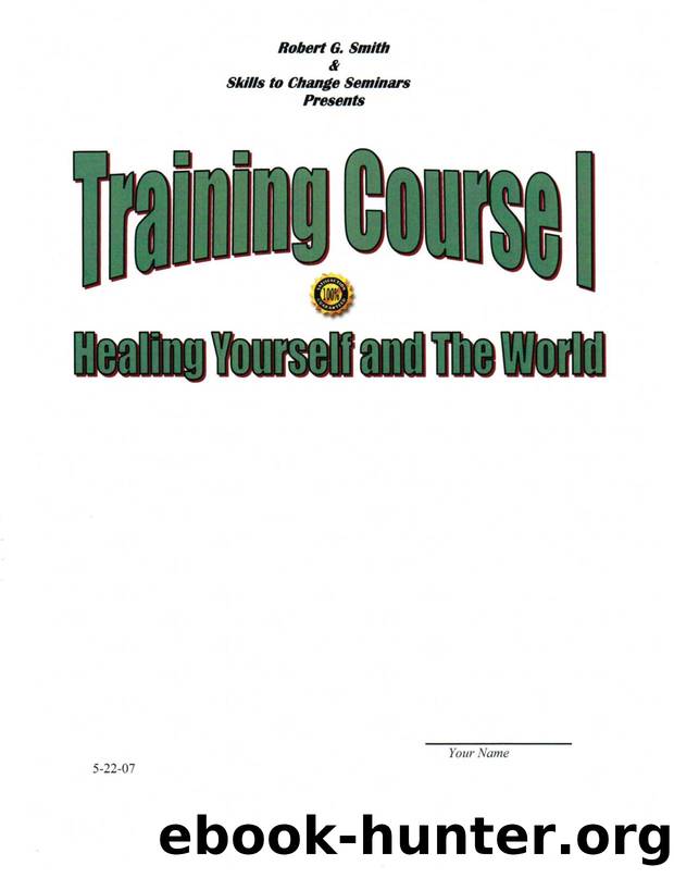 Training Course I Manual by Robert Smith - Faster EFT