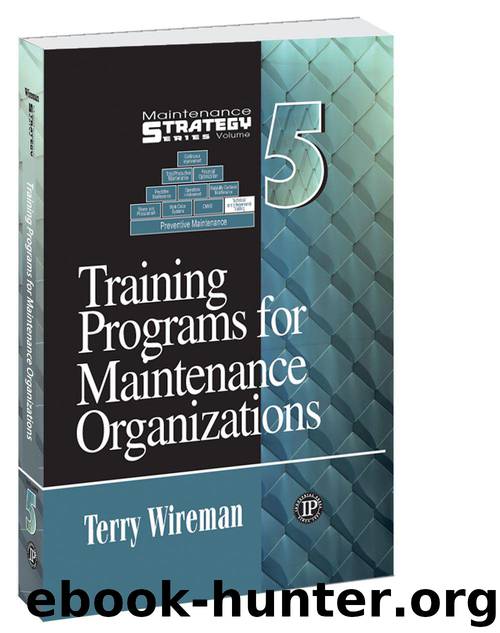 Training Programs for Maintenance Organizations - Maintenance Strategy Series by Wireman Terry