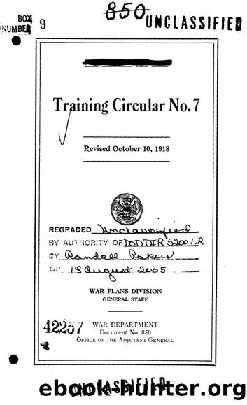 Training circular no. 7. by Unknown