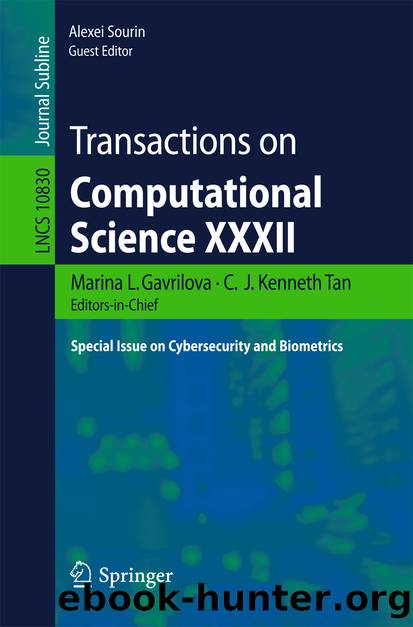 Transactions on Computational Science XXXII by Marina L. Gavrilova C. J. Kenneth Tan & Alexei Sourin