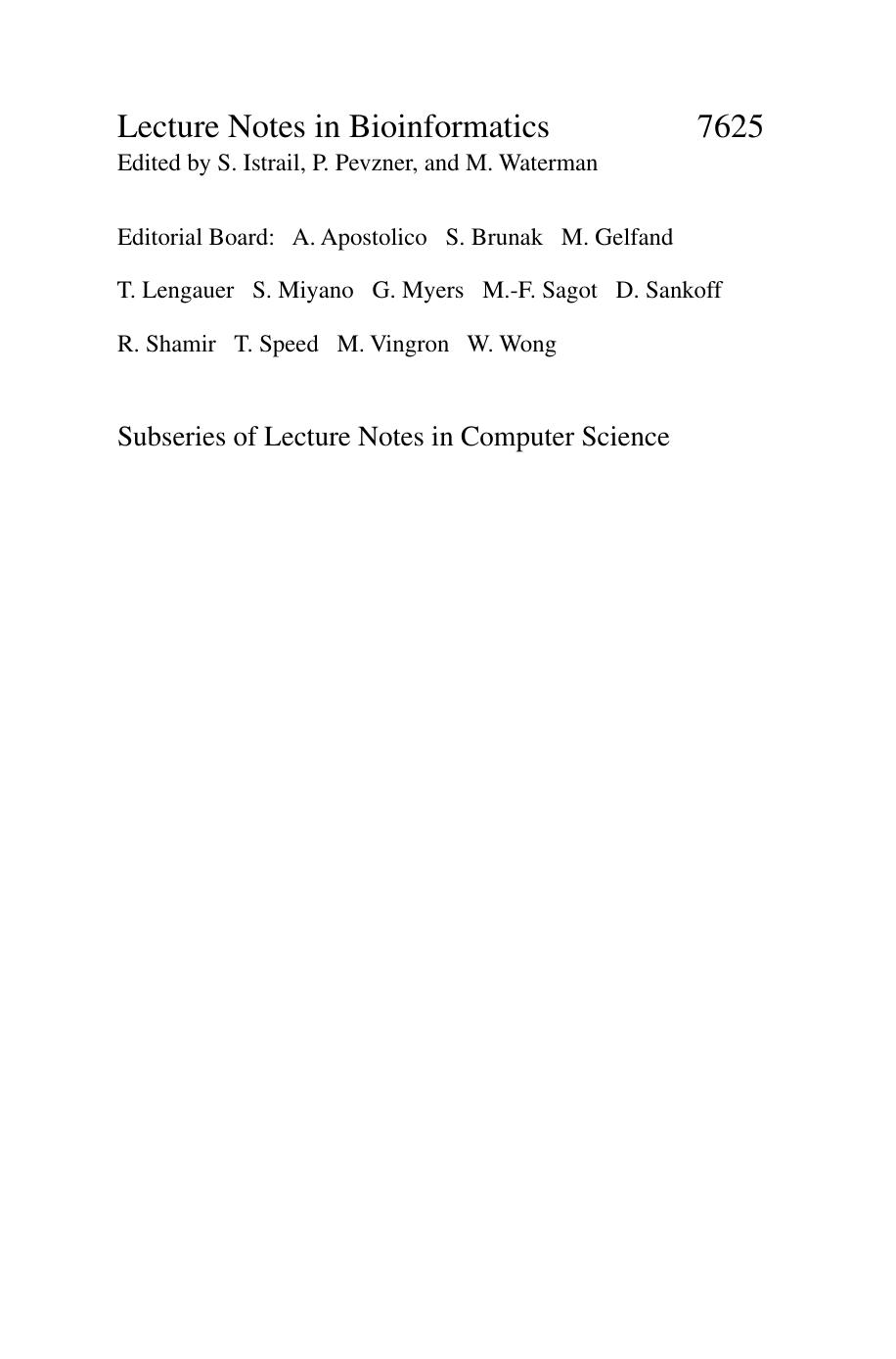 Transactions on Computational Systems Biology XIV: Special Issue on Computational Models for Cell Processes by Oana Andrei Muffy Calder (auth.) Corrado Priami Ion Petre Erik de Vink (eds.)