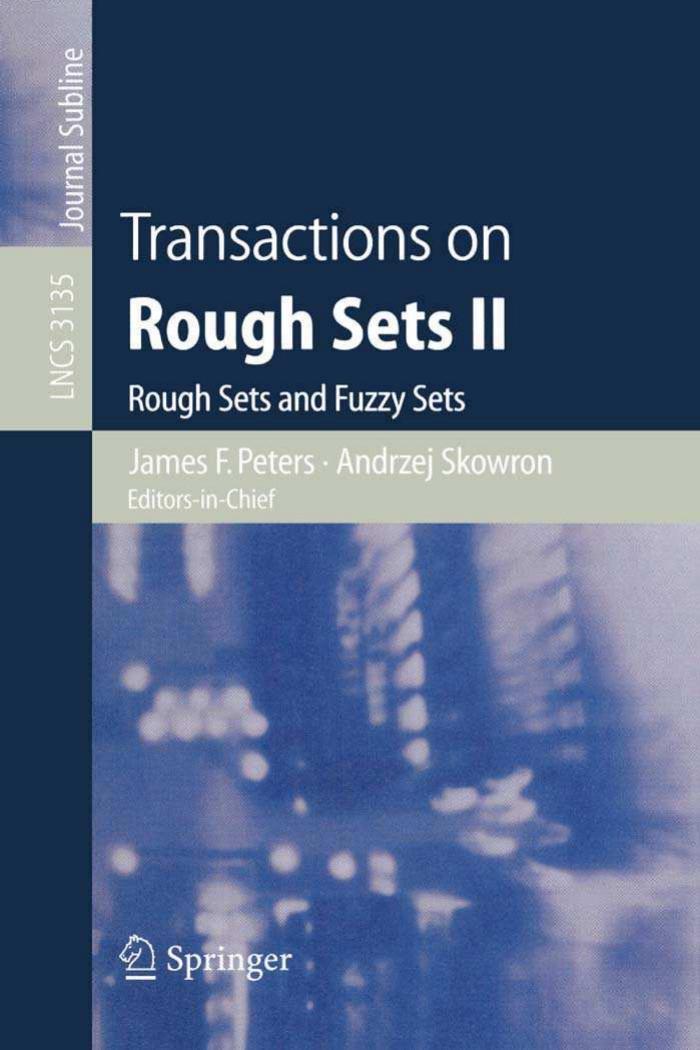 Transactions on Rough Sets II: Rough Sets and Fuzzy Sets by unknow