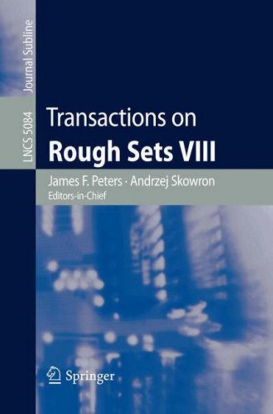 Transactions on Rough Sets VIII by unknow