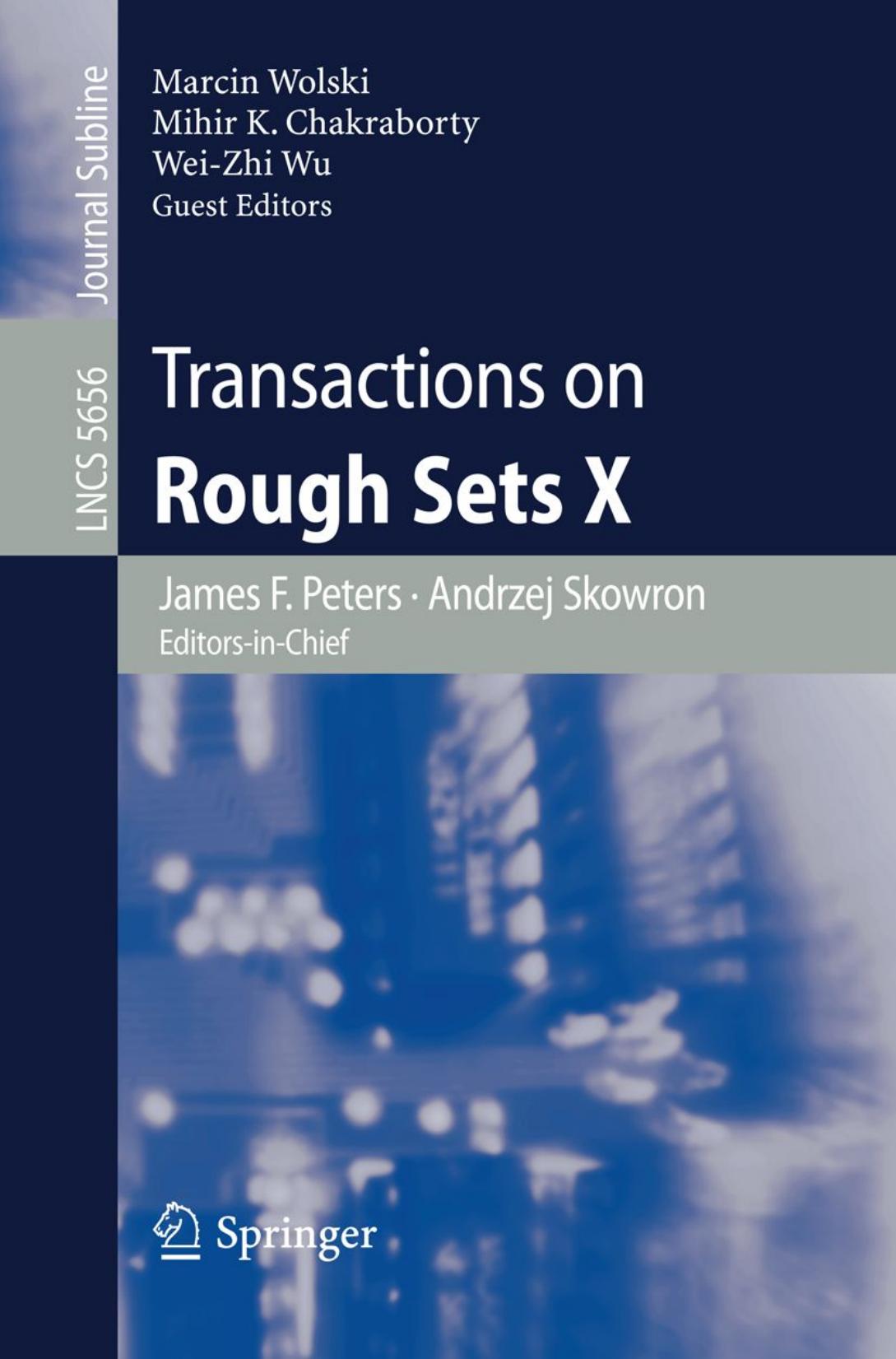 Transactions on Rough Sets X by unknow