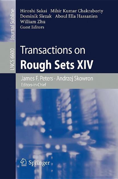 Transactions on Rough Sets XIV by unknow