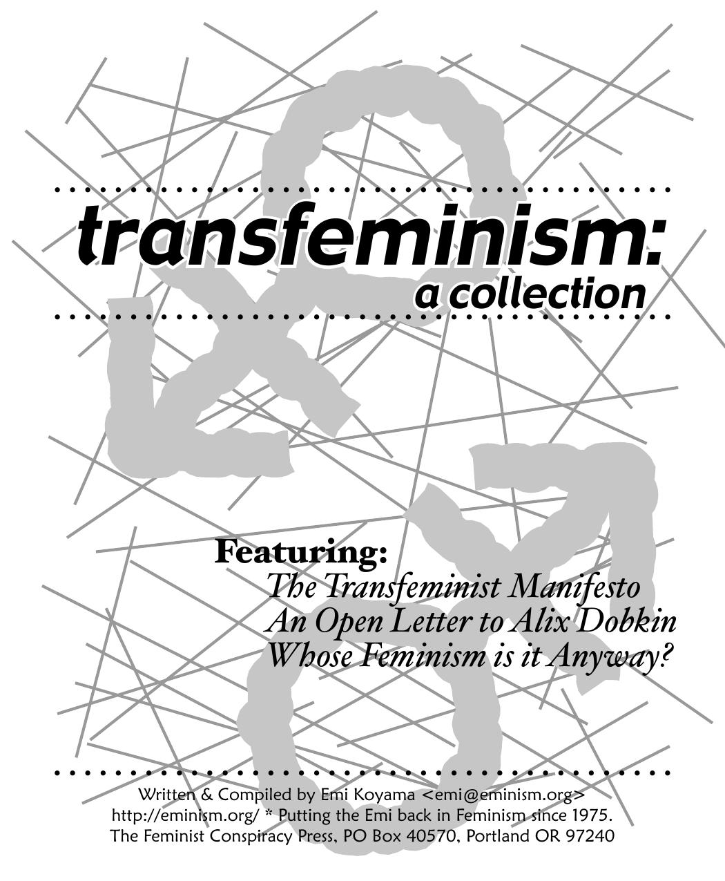Transfeminism: A Collection by Emi Koyama