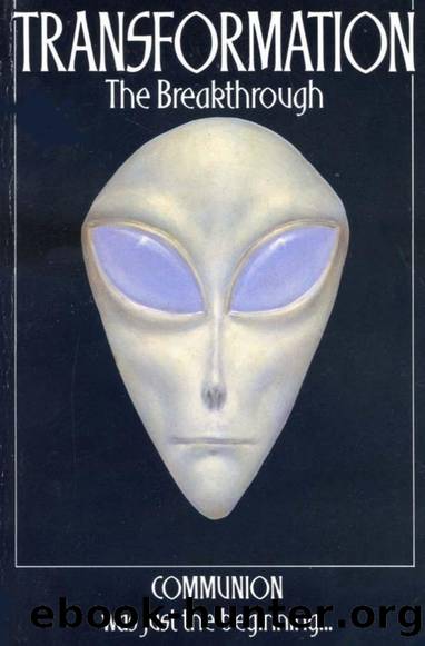 Transformation: The Breakthrough by Whitley Strieber