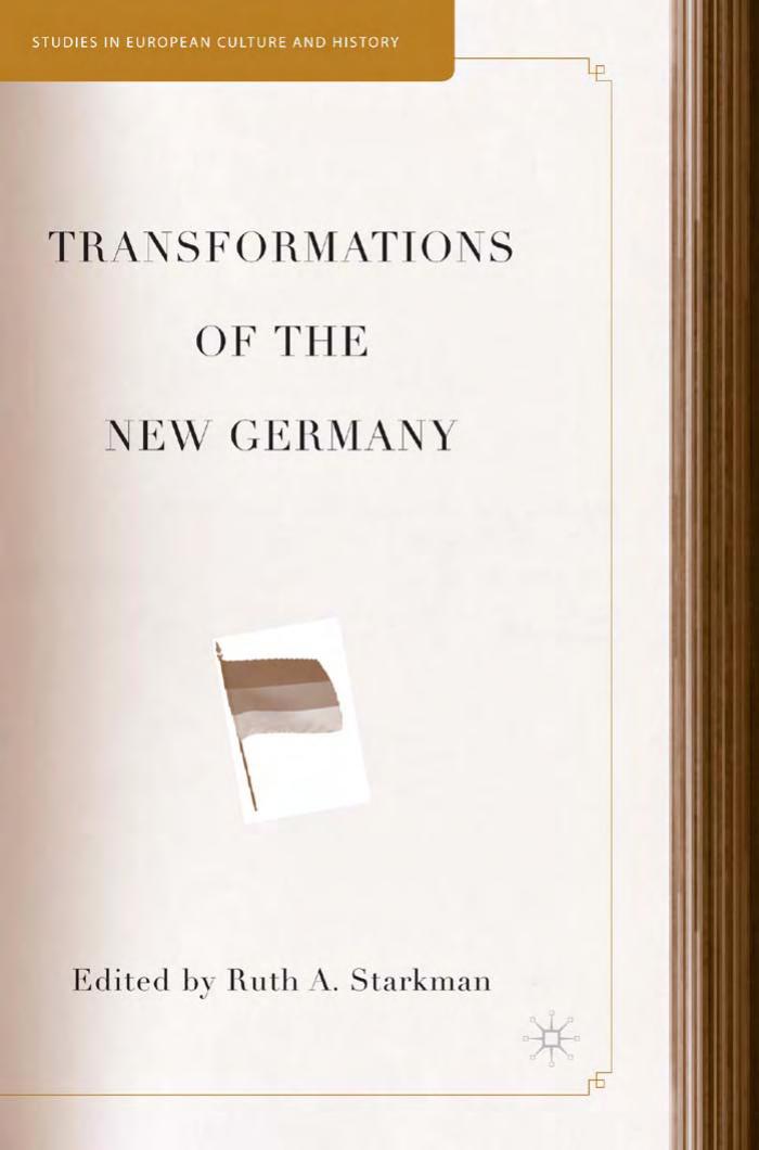 Transformations of the New Germany by Ruth A. Starkman