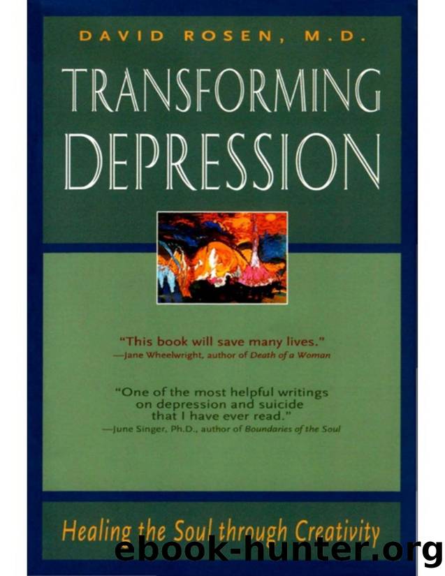 Transforming Depression: Healing the Soul Through Creativity (Jung on the Hudson Book Series) by Rosen David H