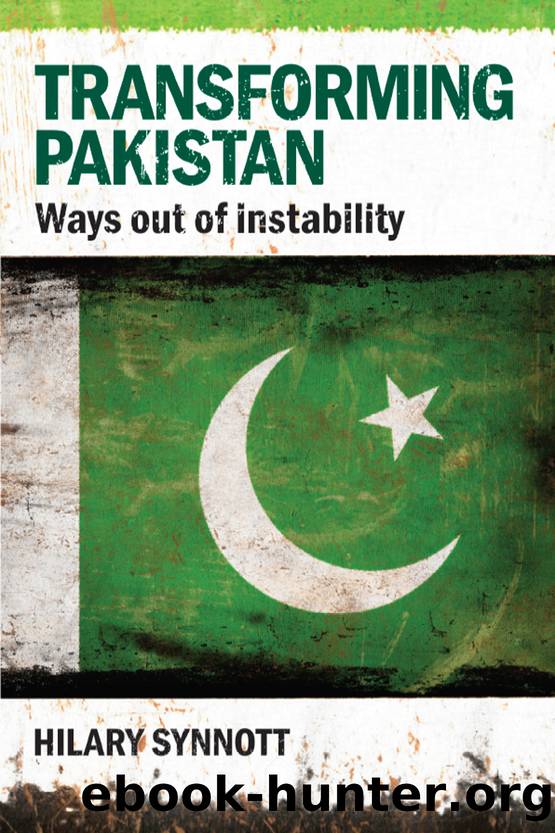 Transforming Pakistan by Synnott Hilary;