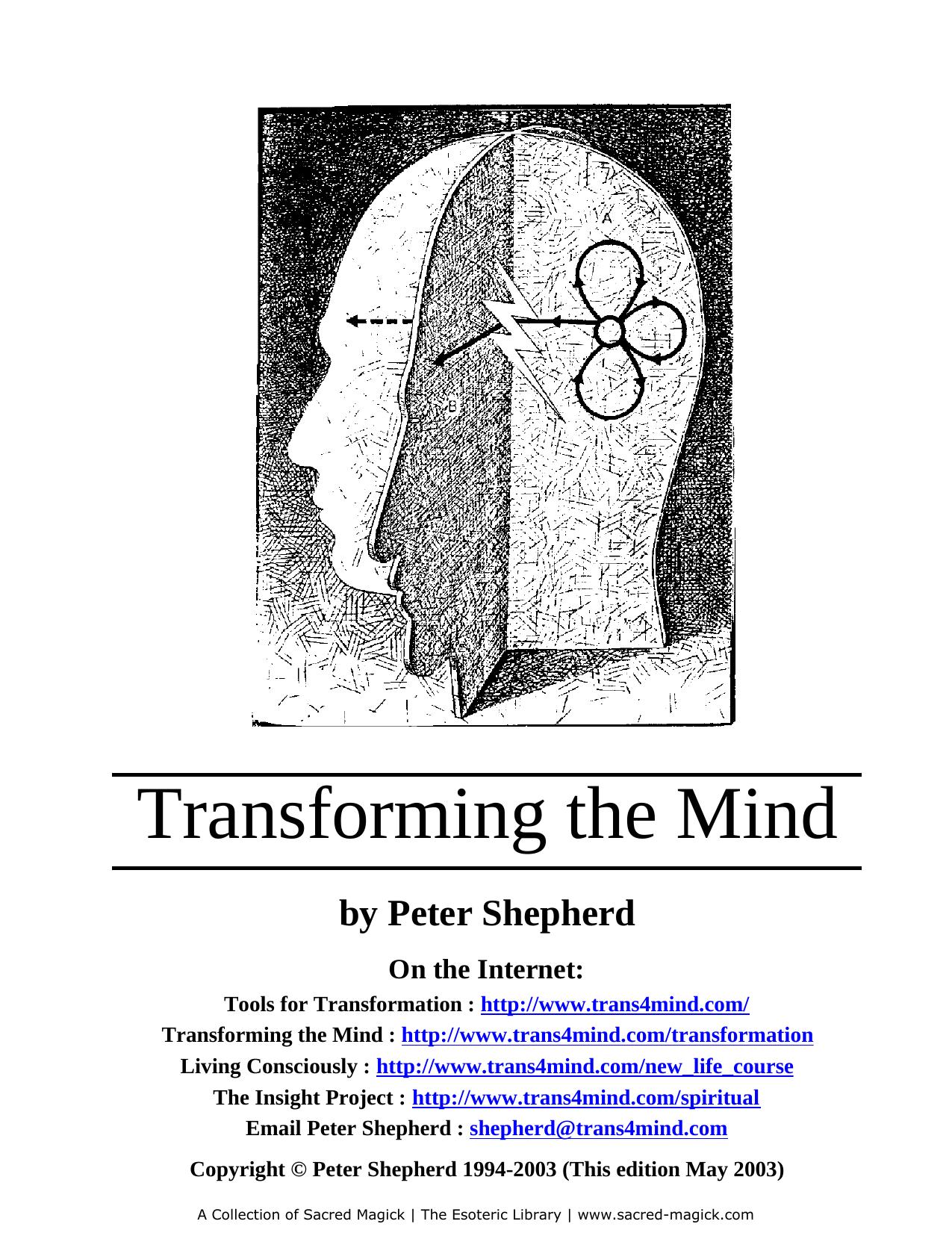 Transforming the Mind by Nikolaos Stergiannis Ph.D. (Mechanical Engineering)