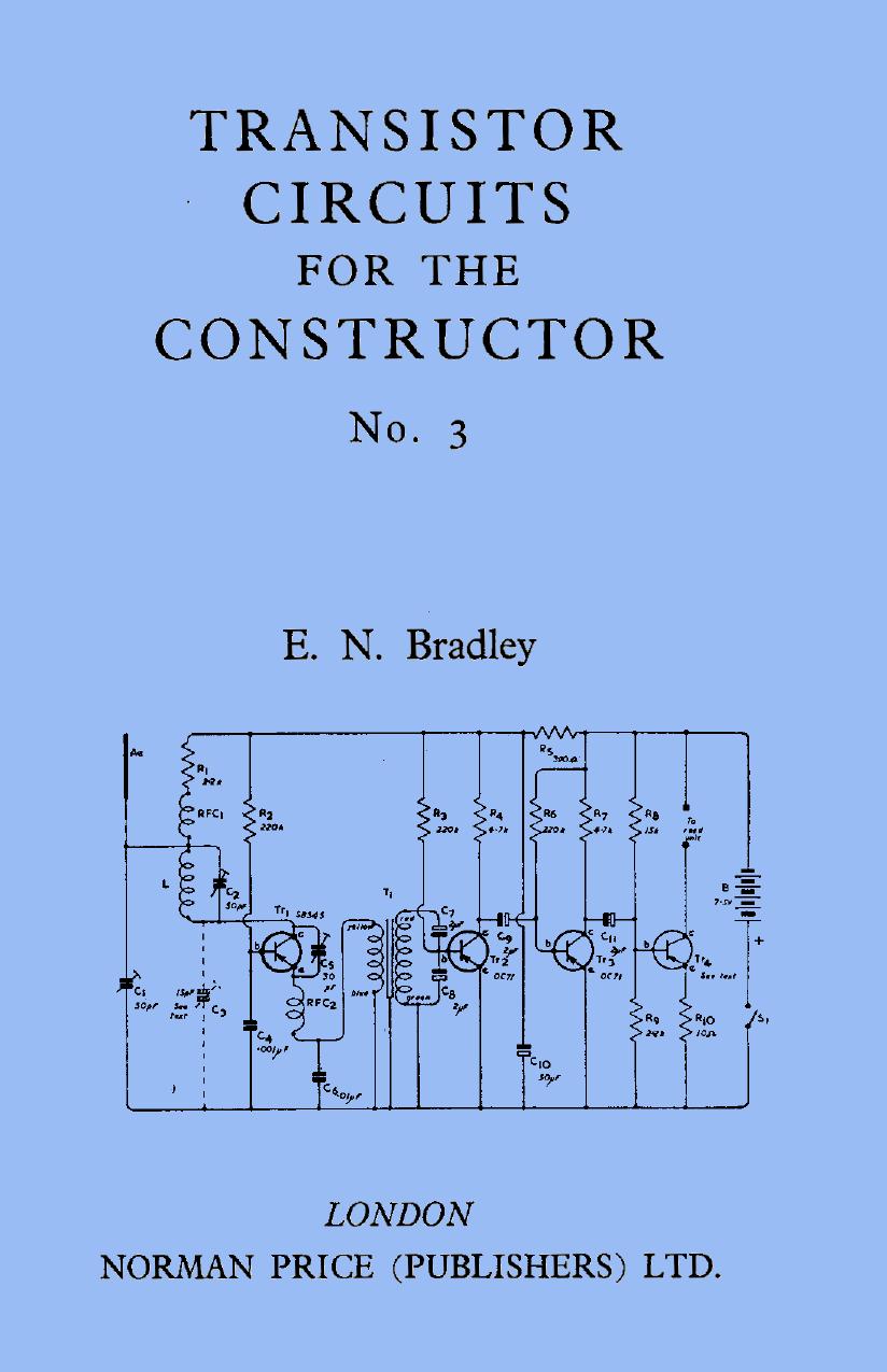 Transistor circuits for the constructor by Edwin N Bradley
