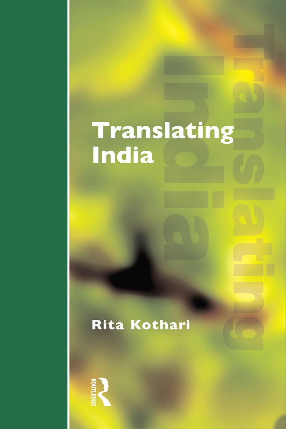 Translating India by Rita Kothari