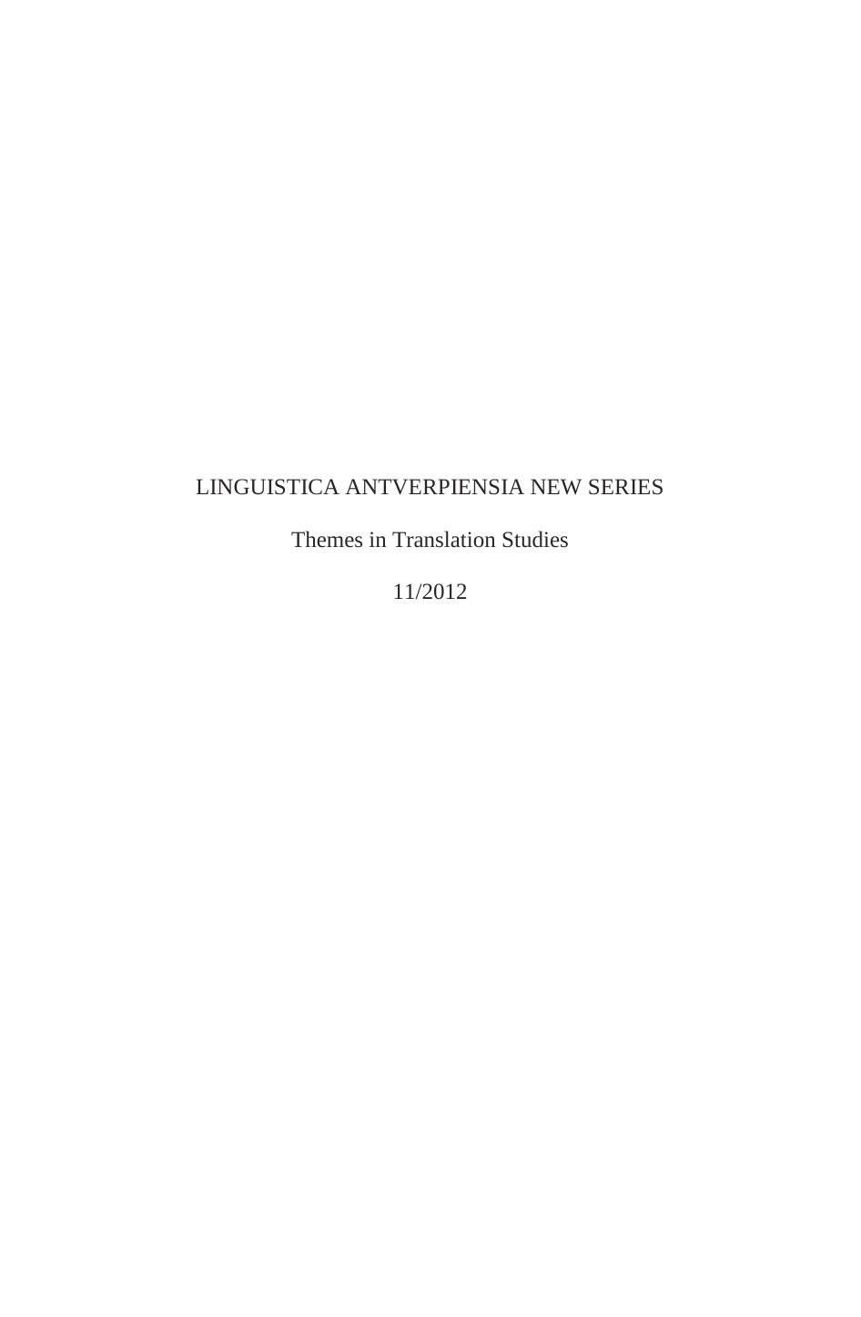 Translation and Knowledge Mediation in Medical and Health Settings by Vicent Montalt; Mark Shuttleworth