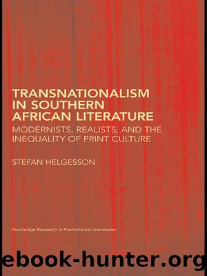 Transnationalism in Southern African Literature by Stefan Helgesson