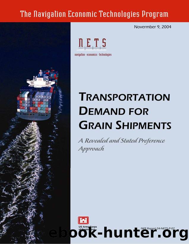 Transportation Demand for Grain Shipments by unknow